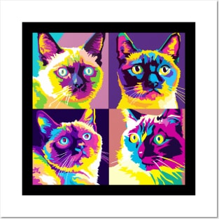 Balinese Pop Art - Cat Lover Gift Posters and Art